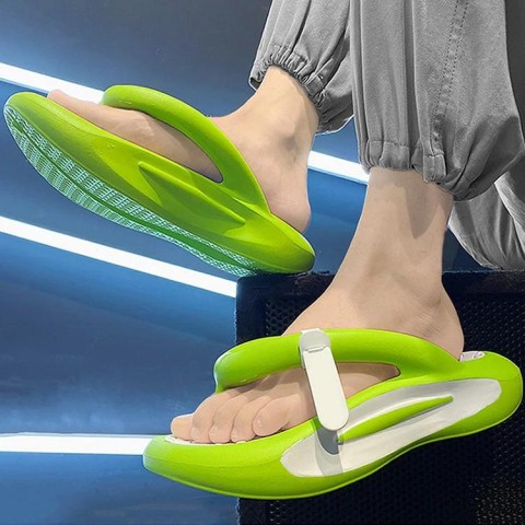 Casual Cushioning Thick-soled Trendy Couple Flip-flops
