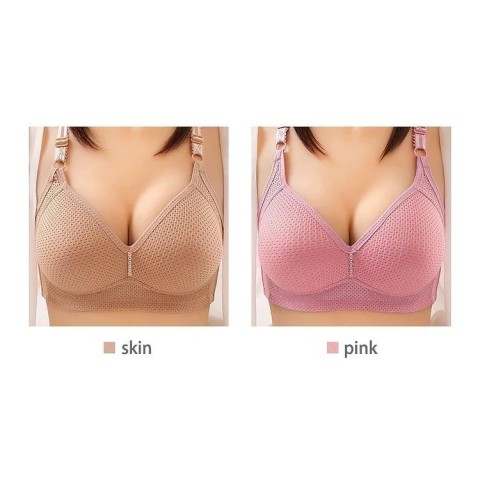 Plus size comfortable wireless bra