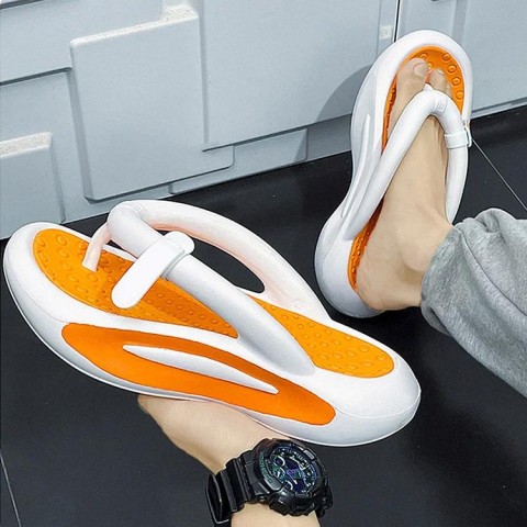 Casual Cushioning Thick-soled Trendy Couple Flip-flops