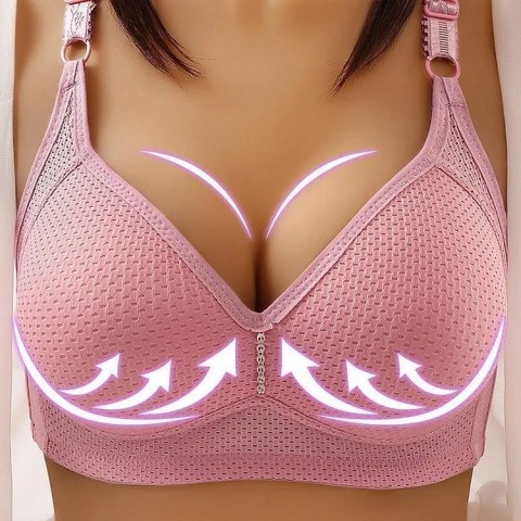 Plus size comfortable wireless bra
