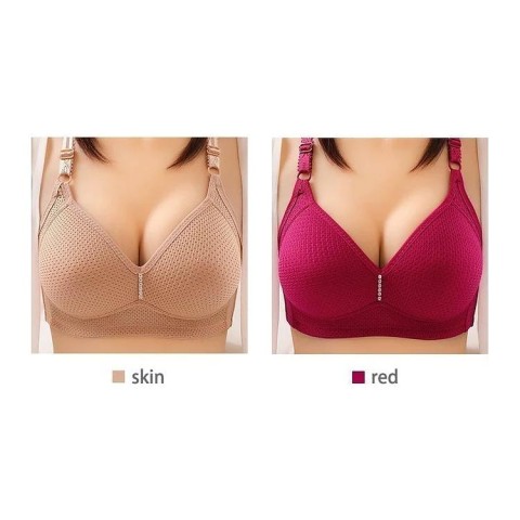 Plus size comfortable wireless bra