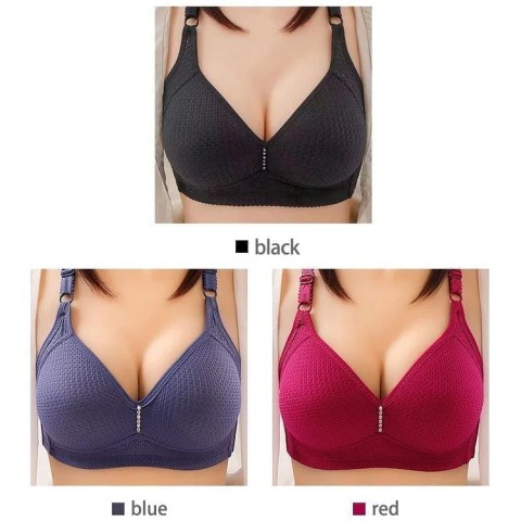 Plus size comfortable wireless bra