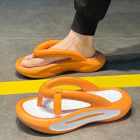 Casual Cushioning Thick-soled Trendy Couple Flip-flops