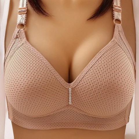 Plus size comfortable wireless bra